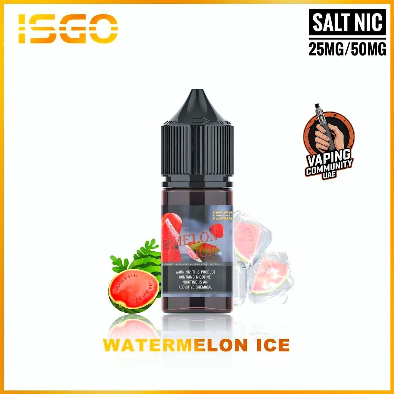ISGO 30mg & 50mg Salt Nicotine 30ml