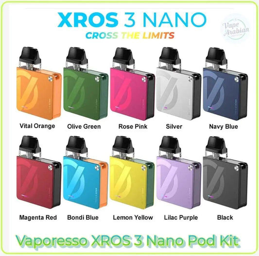 Vaporesso Xros 3 Nano Pod Kit In Dubai, UAE