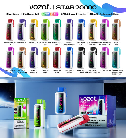 Vozol Star 20000 Puffs Disposable Vape In Dubai, UAE