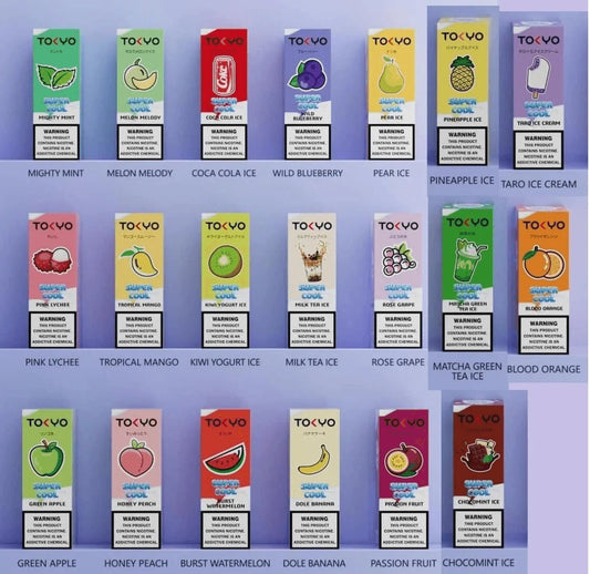 Tokyo Salt-Nic E-Liquid 60ml Now in Dubai