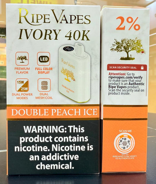 Ripe Vapes IVORY 40000 Puffs Disposable Vape