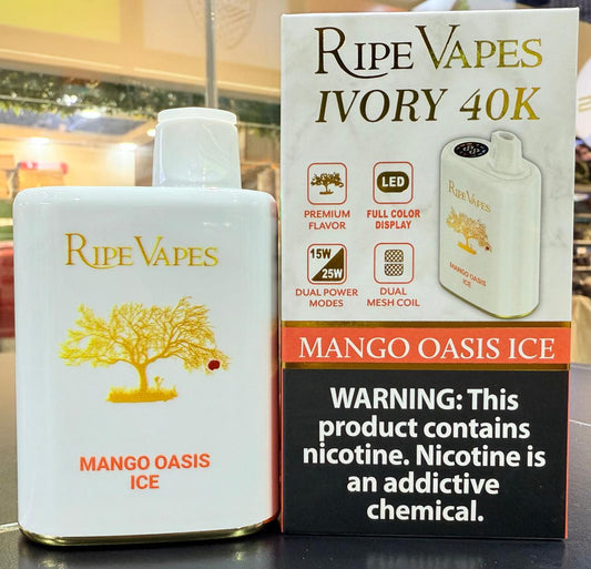 Ripe Vapes IVORY 40000 Puffs Disposable Vape