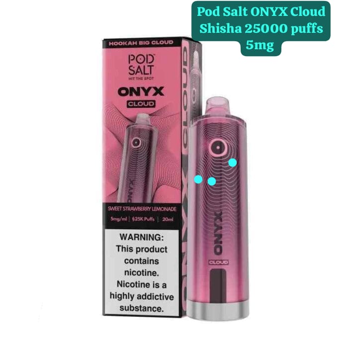 Pod Salt Onyx Cloud Shisha 25000 Puffs Disposable Vape in Dubai