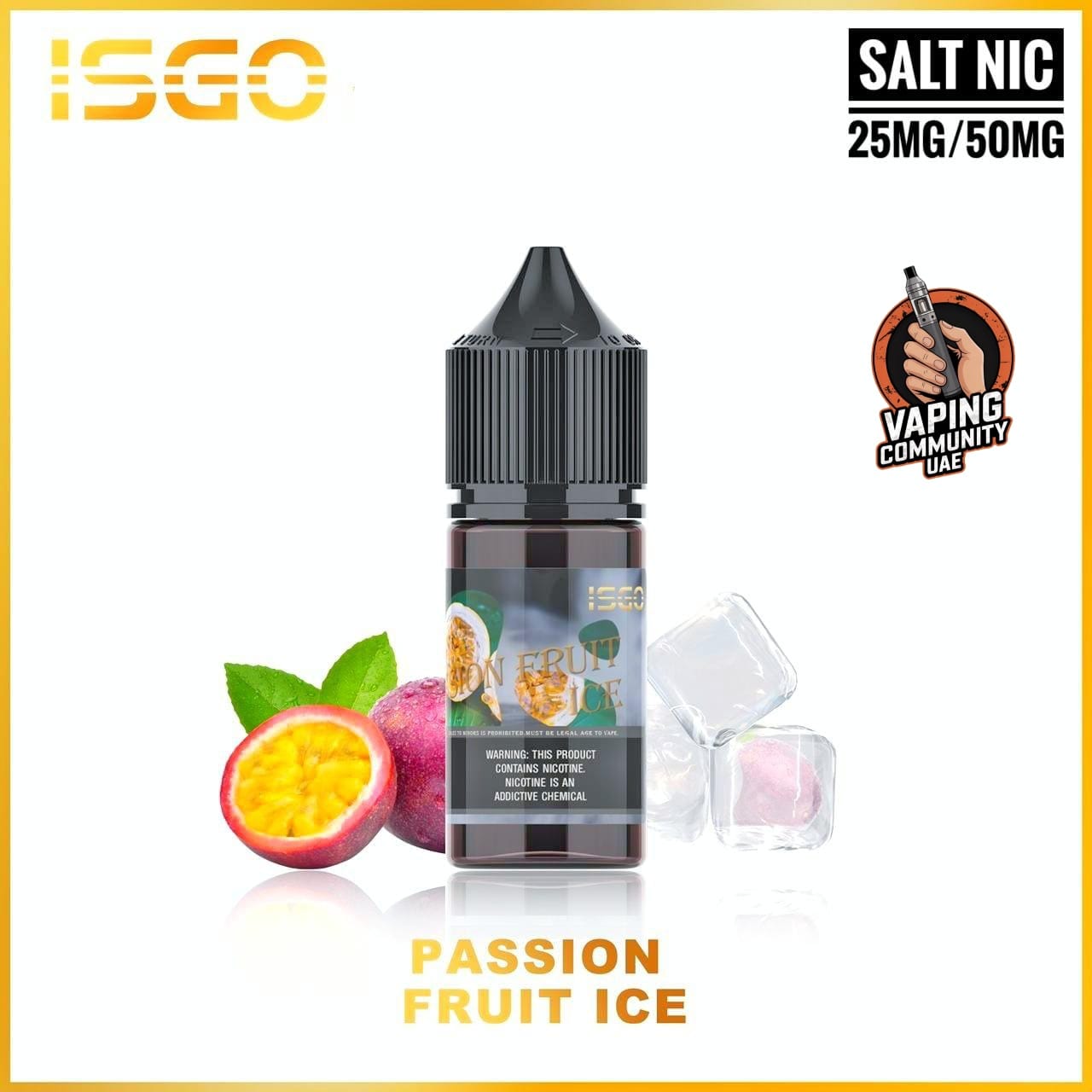 ISGO 30mg & 50mg Salt Nicotine 30ml