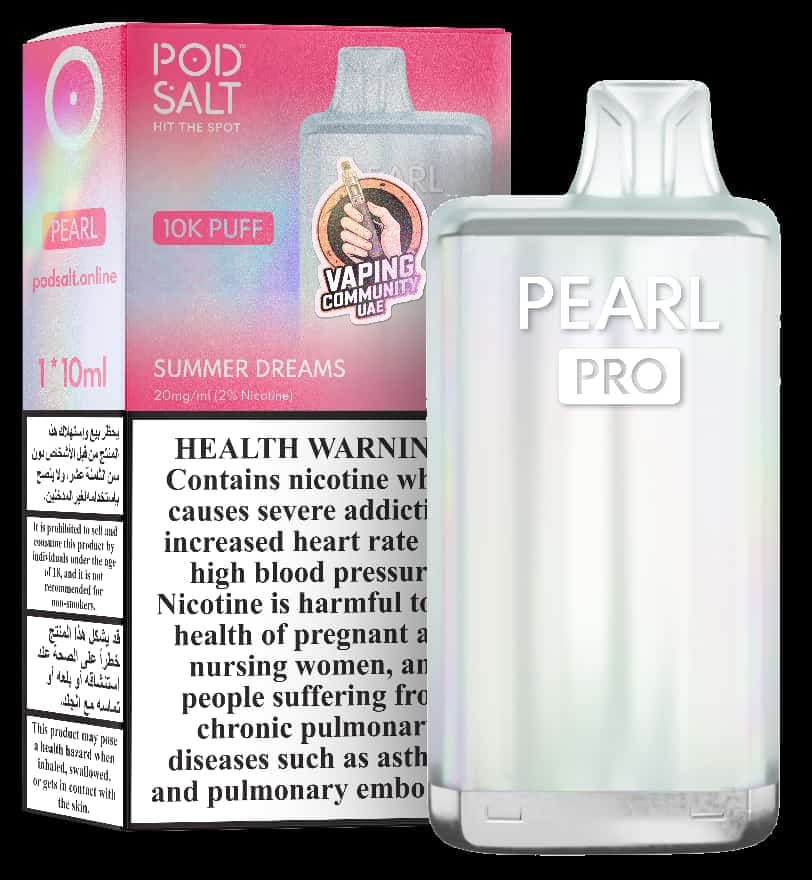 Pod Salt Pearl Pro 10000 Puffs Disposable Vape in UAE