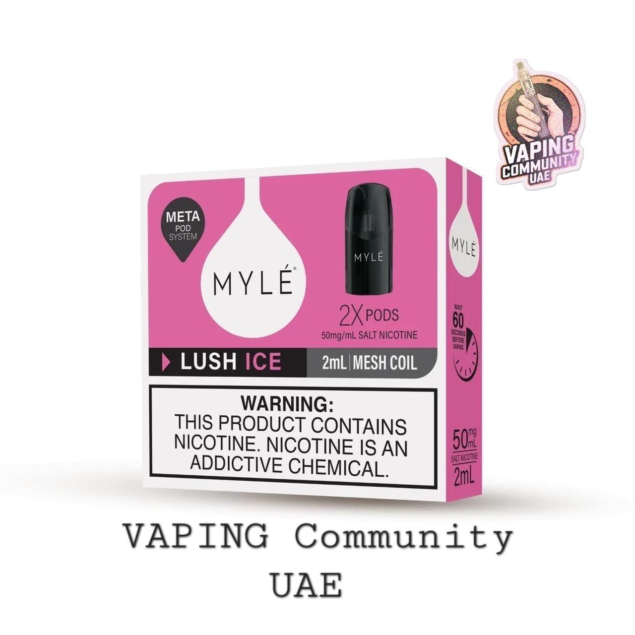 Myle V5 meta pod Best pod For smoke Now available In UAE 2023