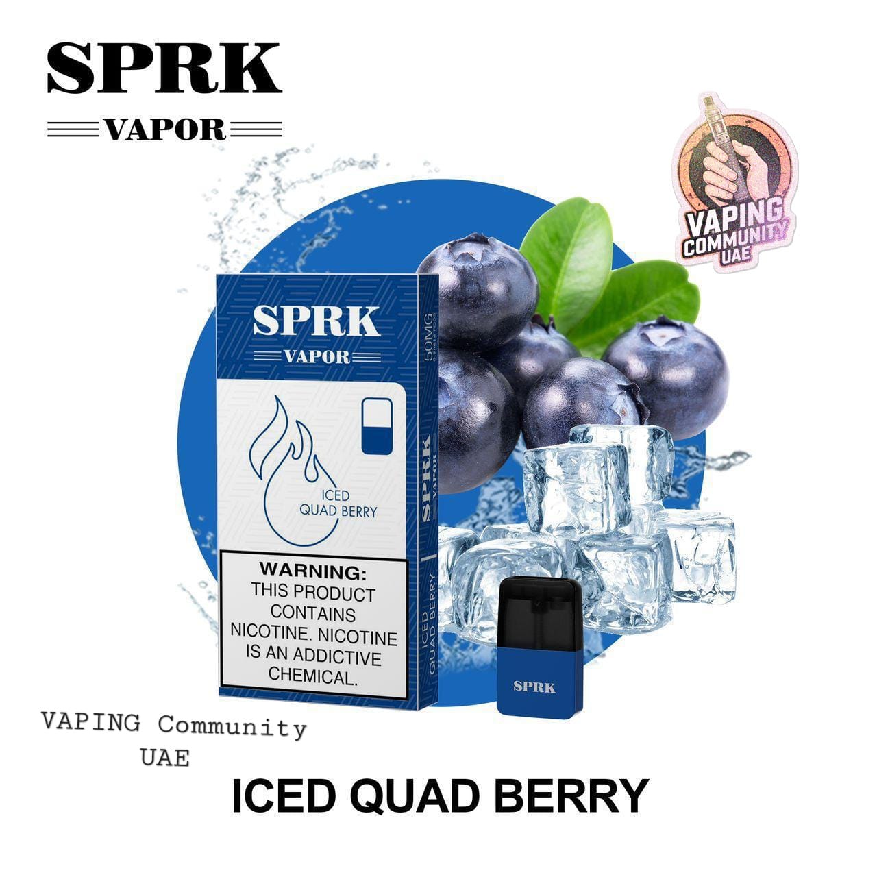 SPRK VAPOR Replacement Vape Pods in Dubai