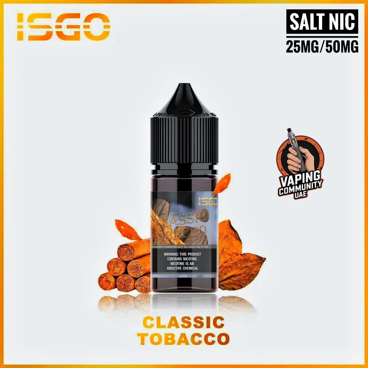 ISGO 30mg & 50mg Salt Nicotine 30ml