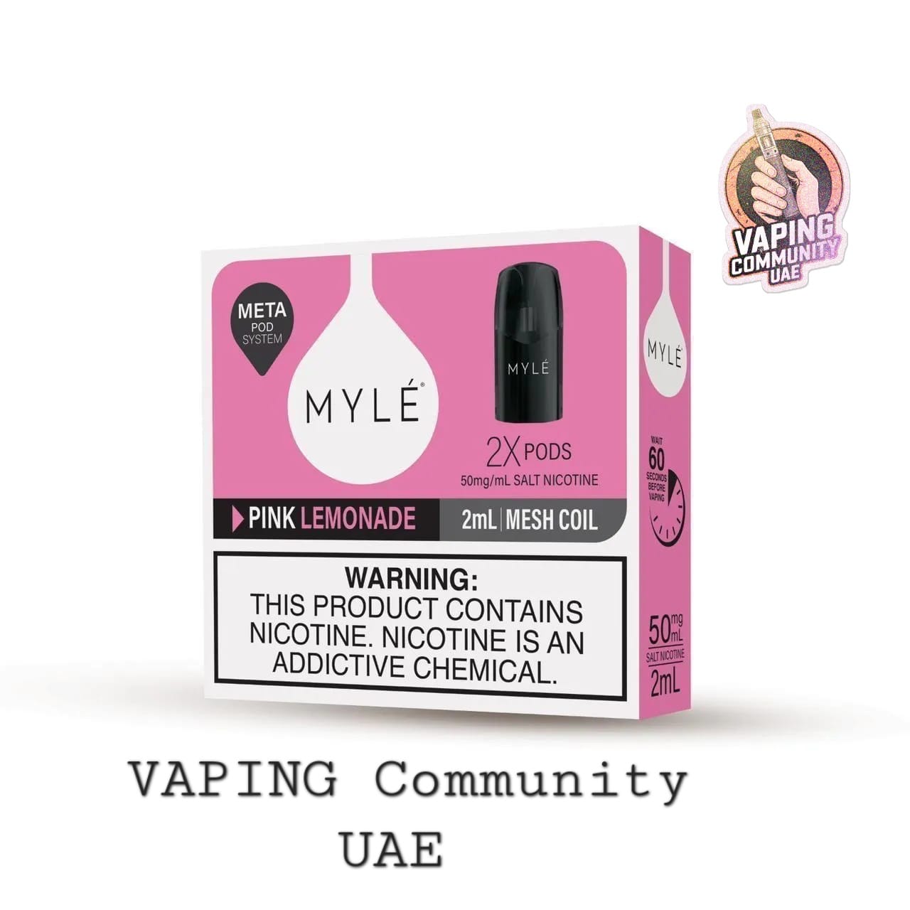 Myle V5 meta pod Best pod For smoke Now available In UAE 2023