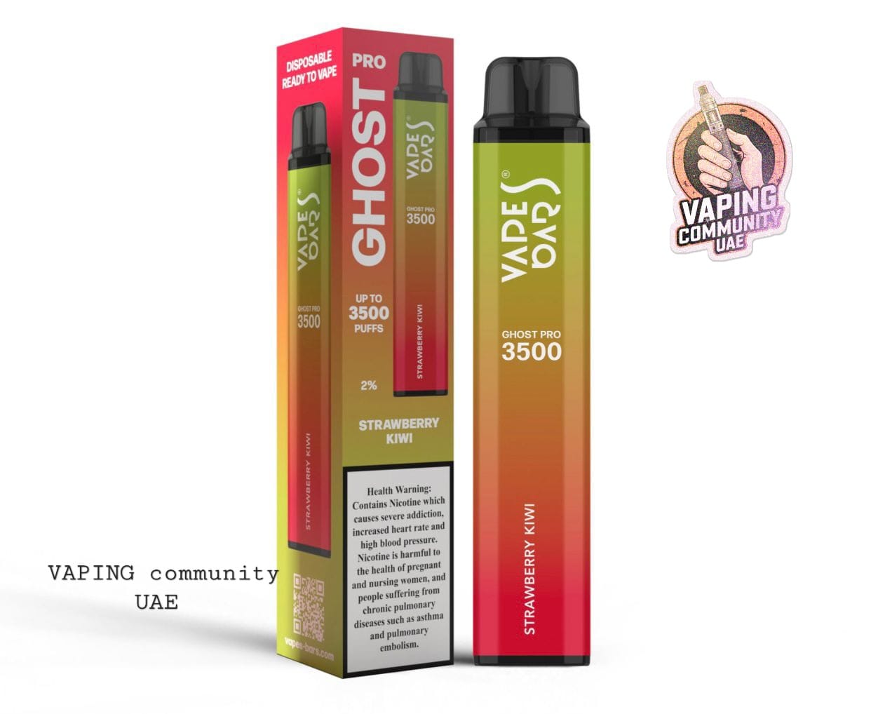 Vape Bar Ghost Pro 3500 Puffs Best Price in Dubai