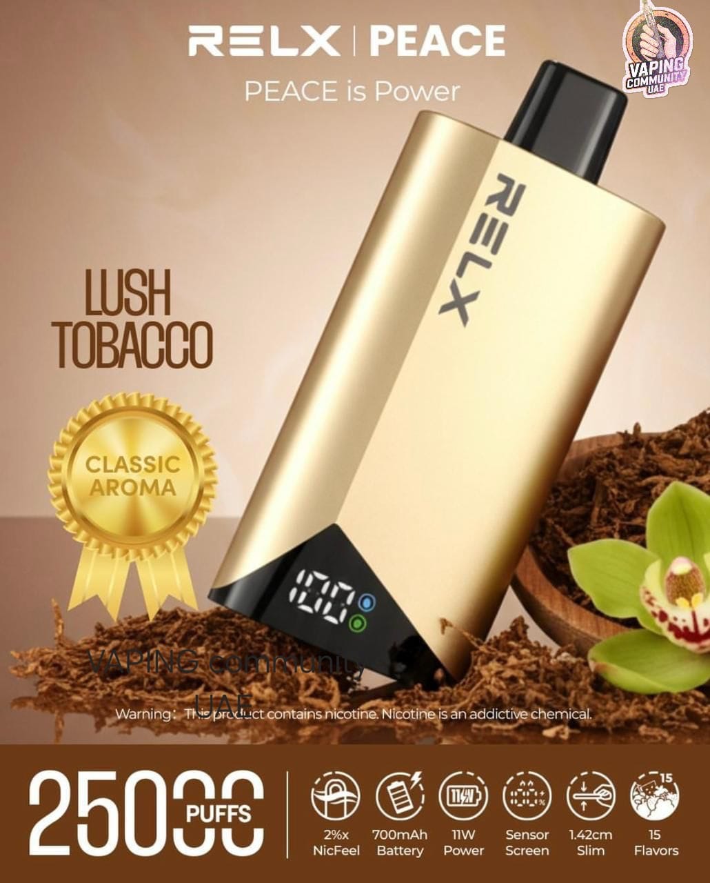 Relx Peace 25000 Puffs Disposable Vape in Dubai
