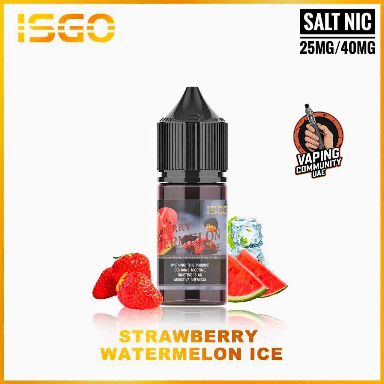 ISGO 30mg & 50mg Salt Nicotine 30ml