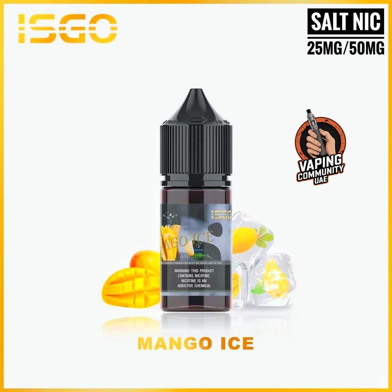 ISGO 30mg & 50mg Salt Nicotine 30ml
