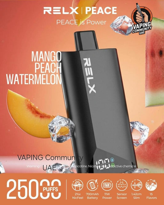 Relx Peace 25000 Puffs Disposable Vape in Dubai