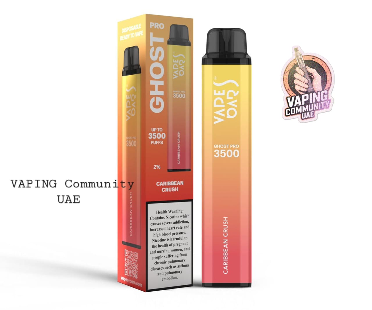 Vape Bar Ghost Pro 3500 Puffs Best Price in Dubai