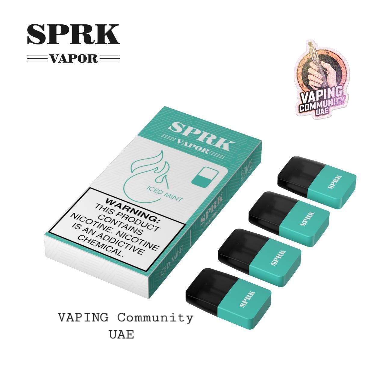 SPRK VAPOR Replacement Vape Pods in Dubai