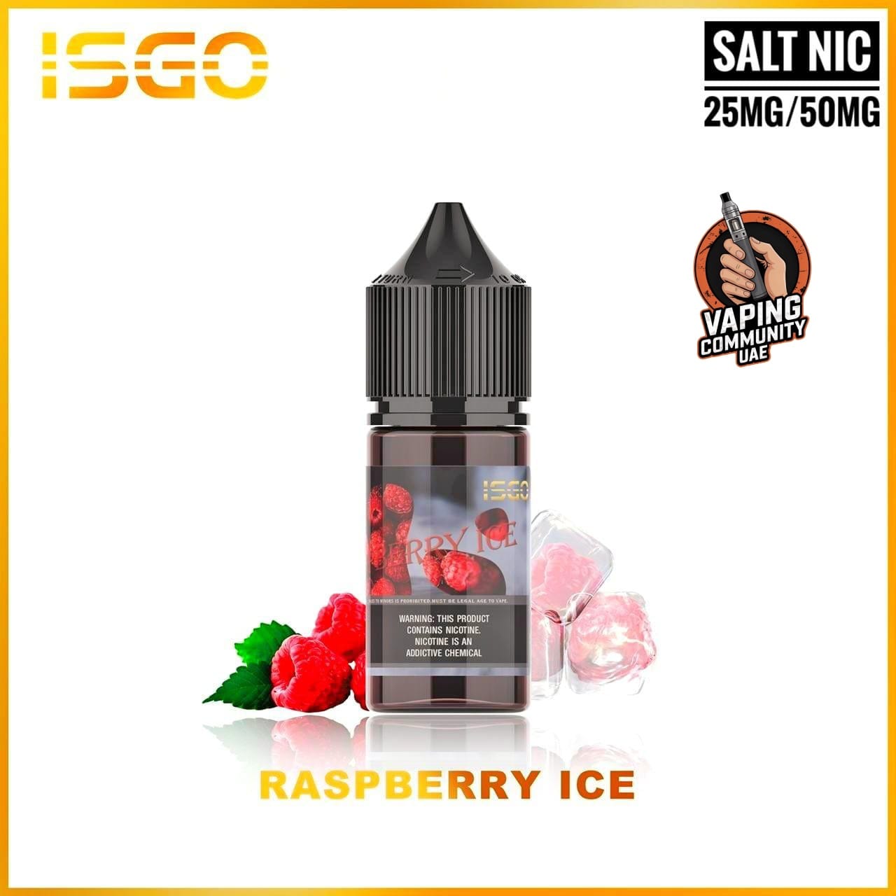 ISGO 30mg & 50mg Salt Nicotine 30ml
