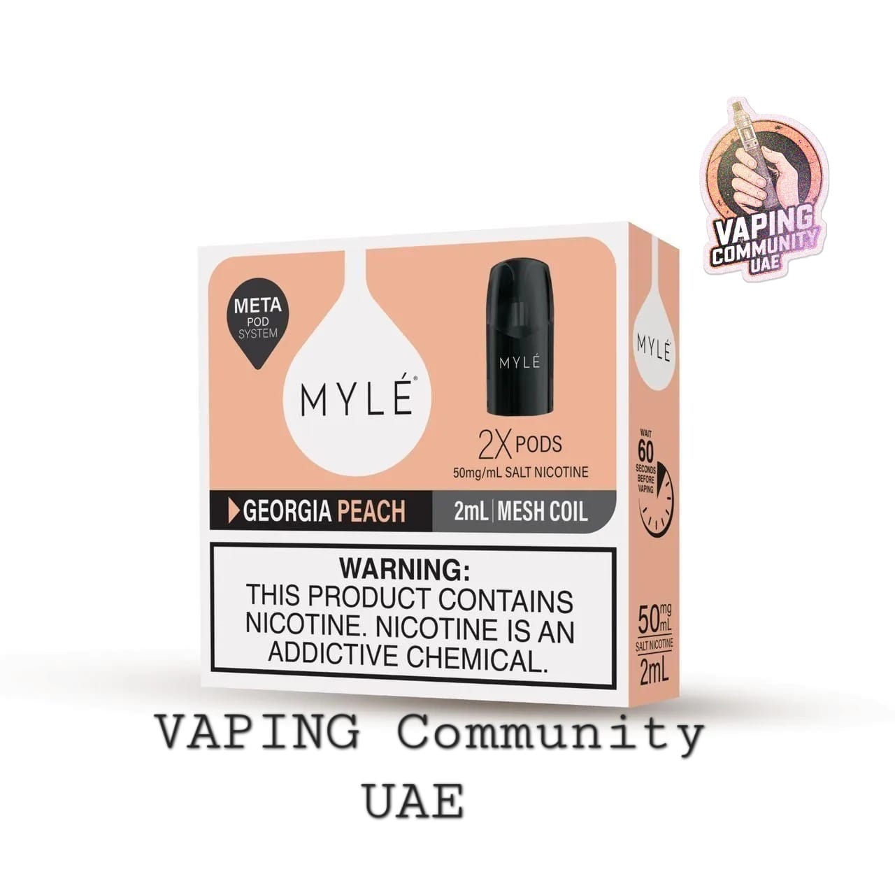 Myle V5 meta pod Best pod For smoke Now available In UAE 2023