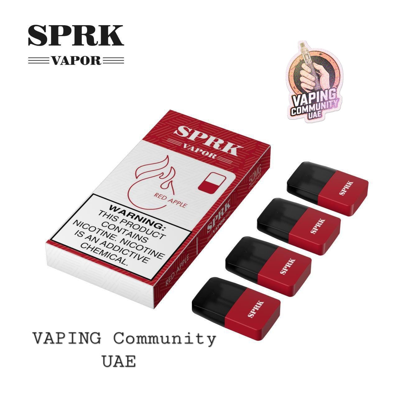 SPRK VAPOR Replacement Vape Pods in Dubai