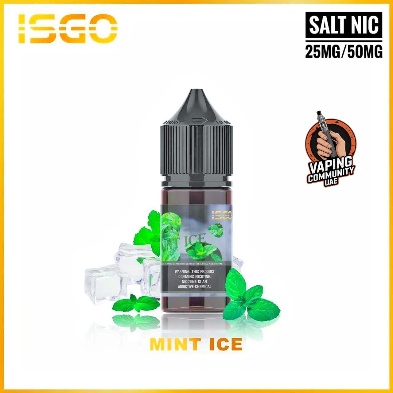 ISGO 30mg & 50mg Salt Nicotine 30ml