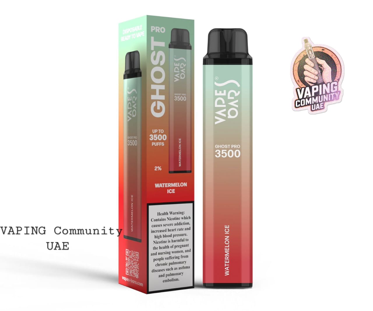 Vape Bar Ghost Pro 3500 Puffs Best Price in Dubai