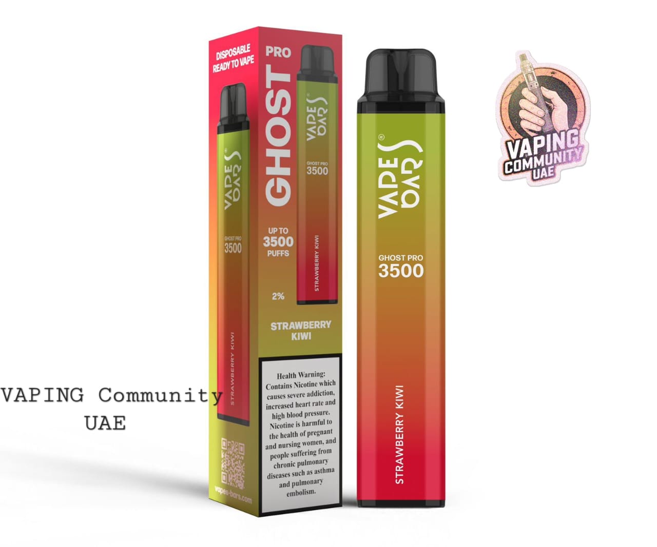 Vape Bar Ghost Pro 3500 Puffs Best Price in Dubai