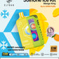 Advertisement for ELF BAR JoinOne Ice Kit Mango King with product images and branding elements.