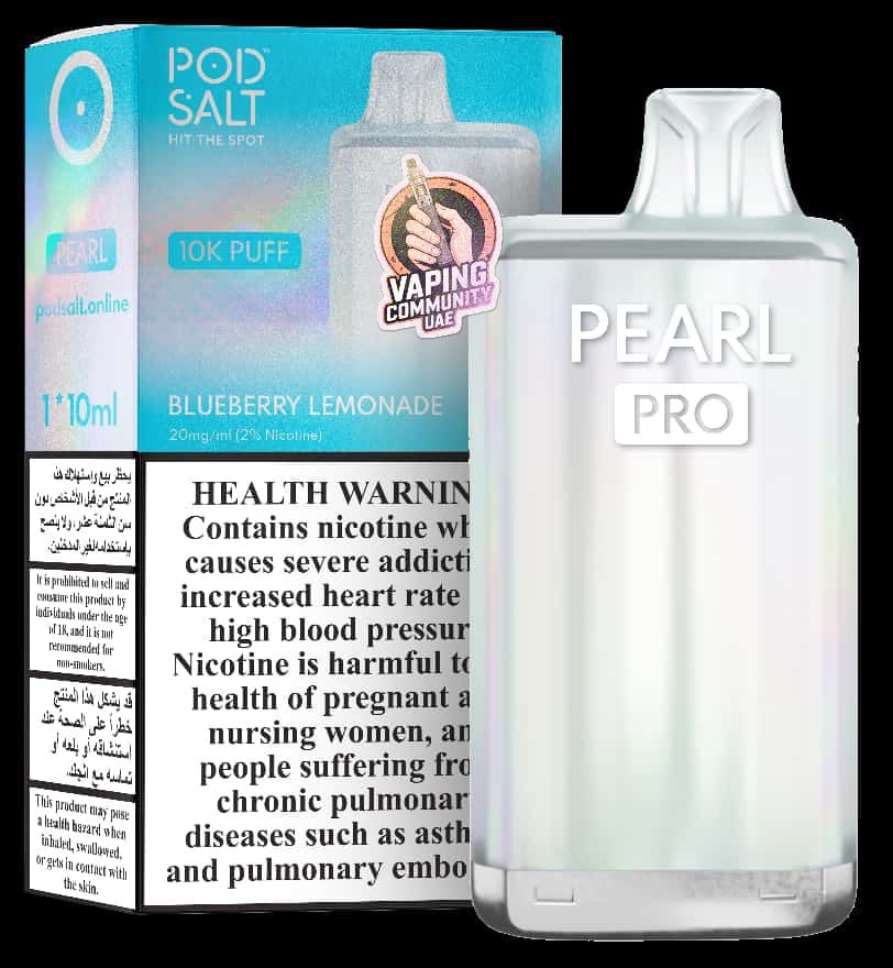 Pod Salt Pearl Pro 10000 Puffs Disposable Vape in UAE