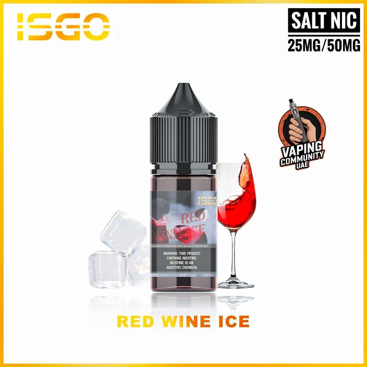 ISGO 30mg & 50mg Salt Nicotine 30ml