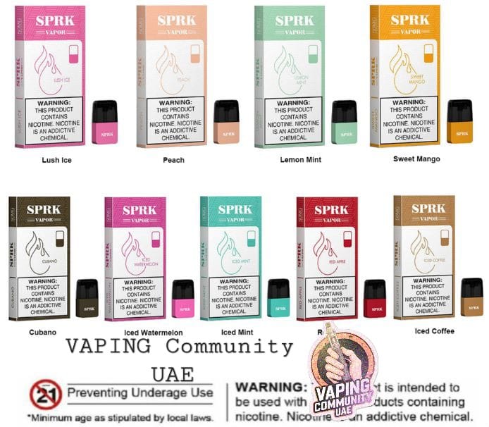 SPRK VAPOR Replacement Vape Pods in Dubai