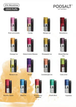 Pod Salt GO 2500 Puffs Disposable Vape in Dubai