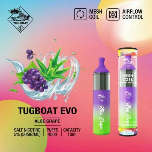 Tugboat EVO 4500 Puffs Disposable Vape in Dubai