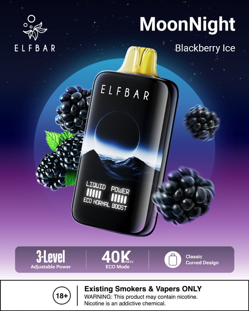 ELF BAR Moon Night 40000 Puffs Disposable Vape in UAE