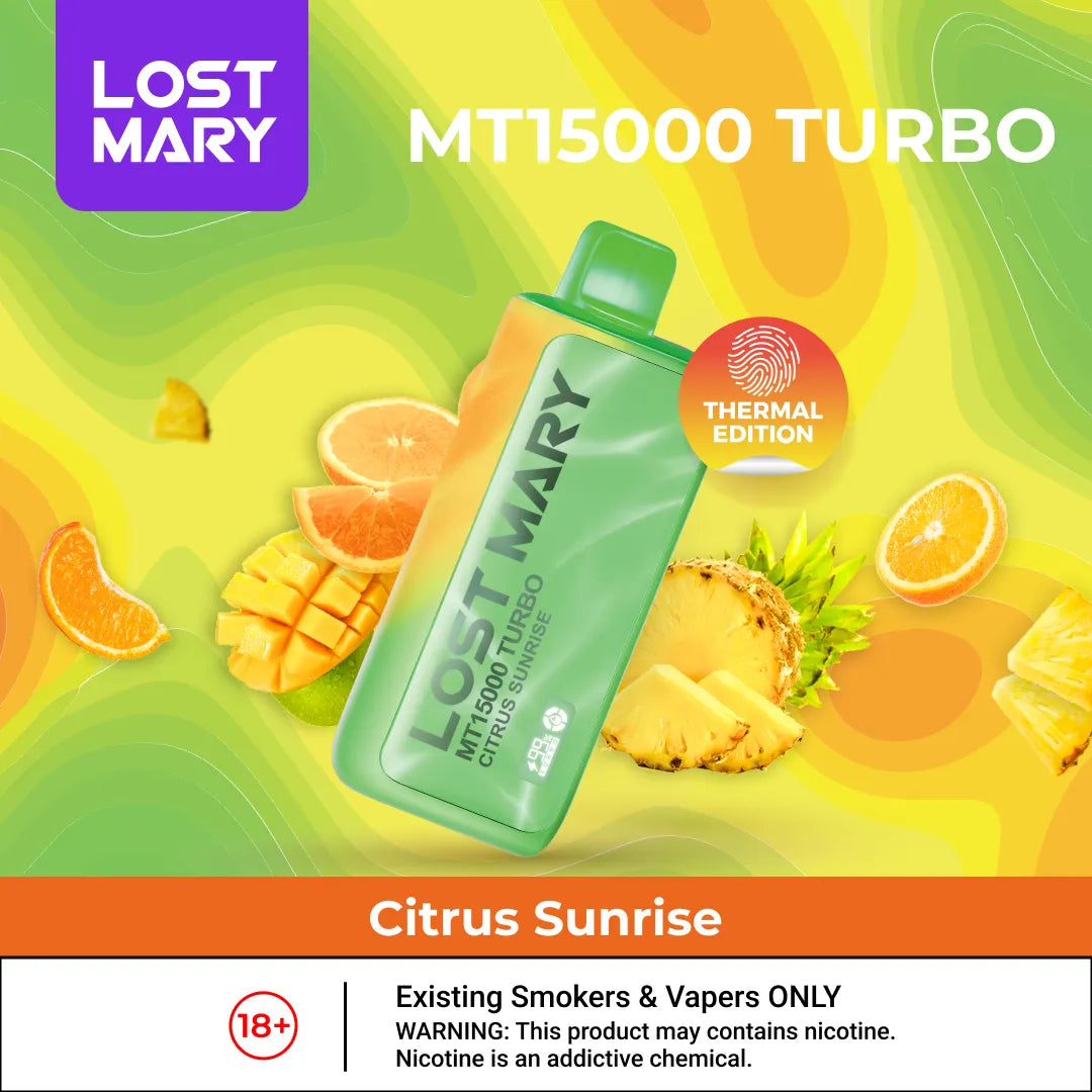Lost Mary MT15000 Turbo (2% Nicotine) 15000 Puffs Disposable Vape