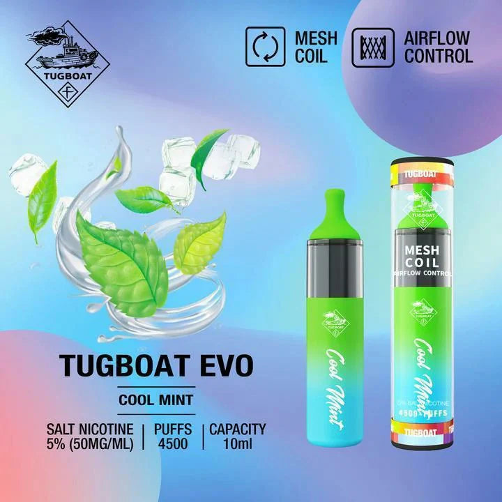Tugboat EVO 4500 Puffs Disposable Vape in Dubai