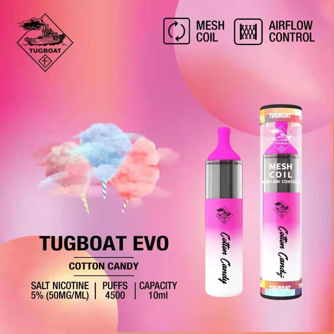 Tugboat EVO 4500 Puffs Disposable Vape in Dubai