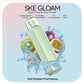 SKE Gloam vape device with fruit flavors on a colorful background