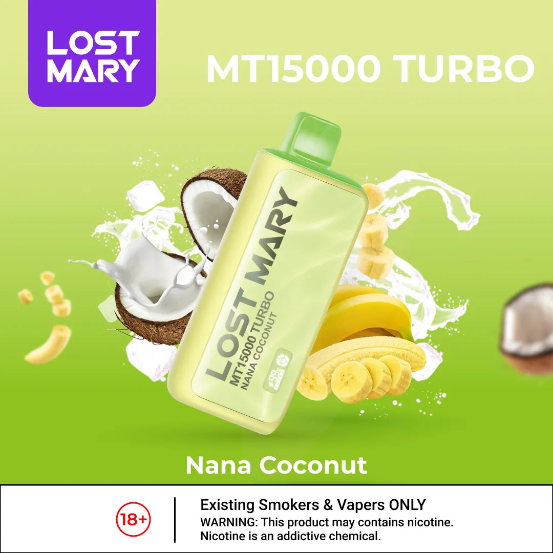 Lost Mary MT15000 Turbo (2% Nicotine) 15000 Puffs Disposable Vape