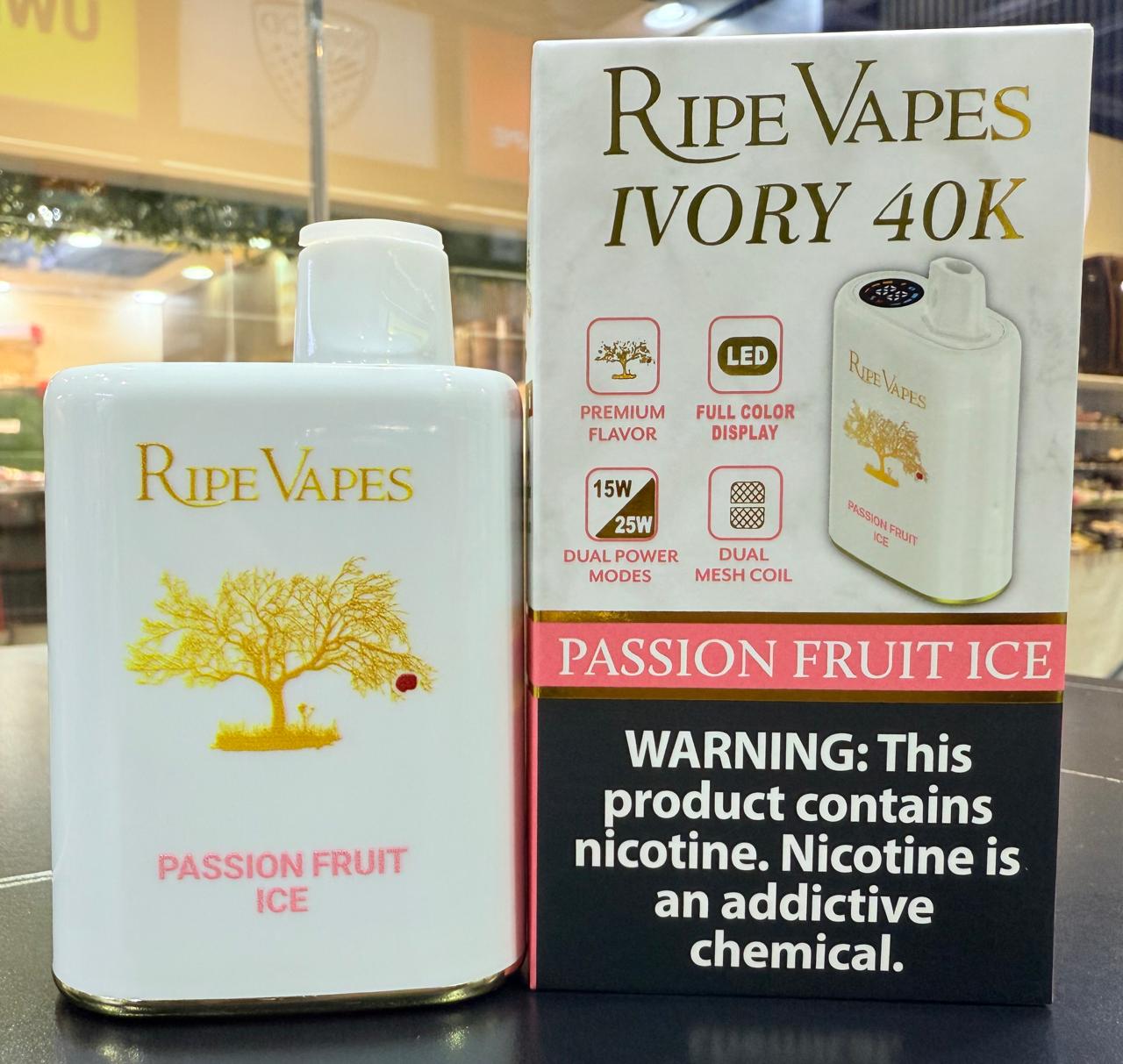 Ripe Vapes IVORY 40000 Puffs Disposable Vape
