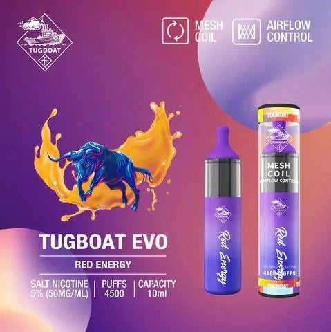 Tugboat EVO 4500 Puffs Disposable Vape in Dubai