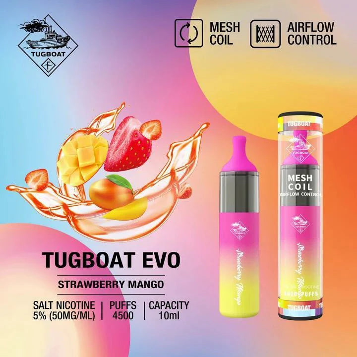 Tugboat EVO 4500 Puffs Disposable Vape in Dubai