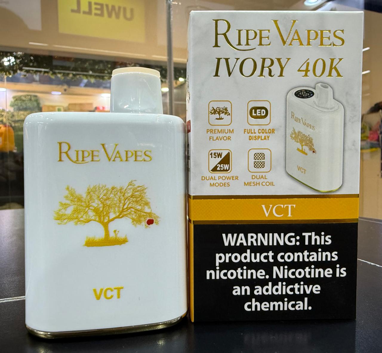 Ripe Vapes IVORY 40000 Puffs Disposable Vape