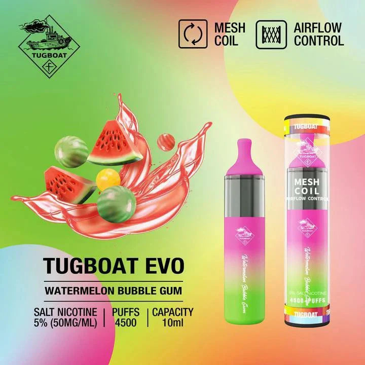 Tugboat EVO 4500 Puffs Disposable Vape in Dubai
