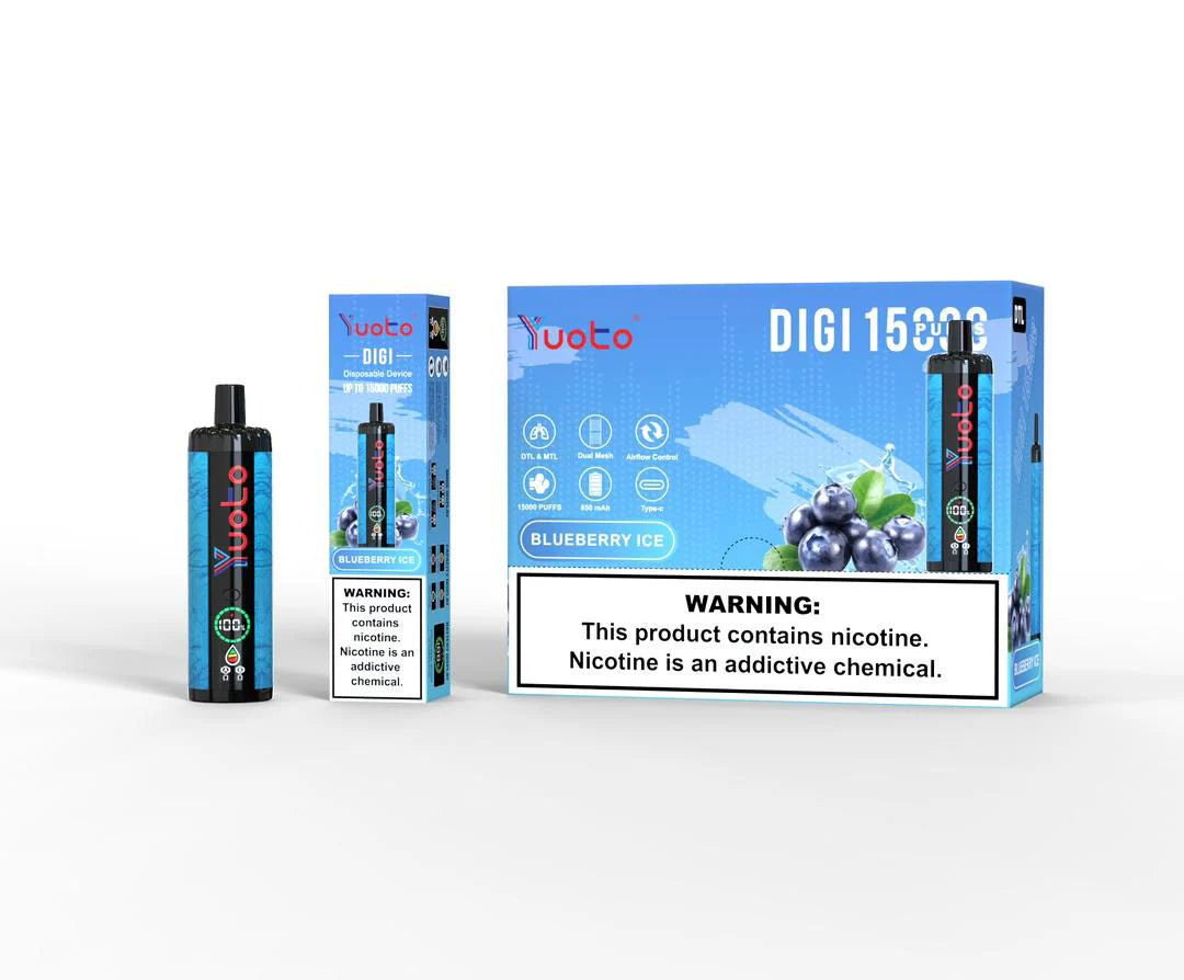 Yuoto DIGI 15000 Puffs Disposable Vape in dubai