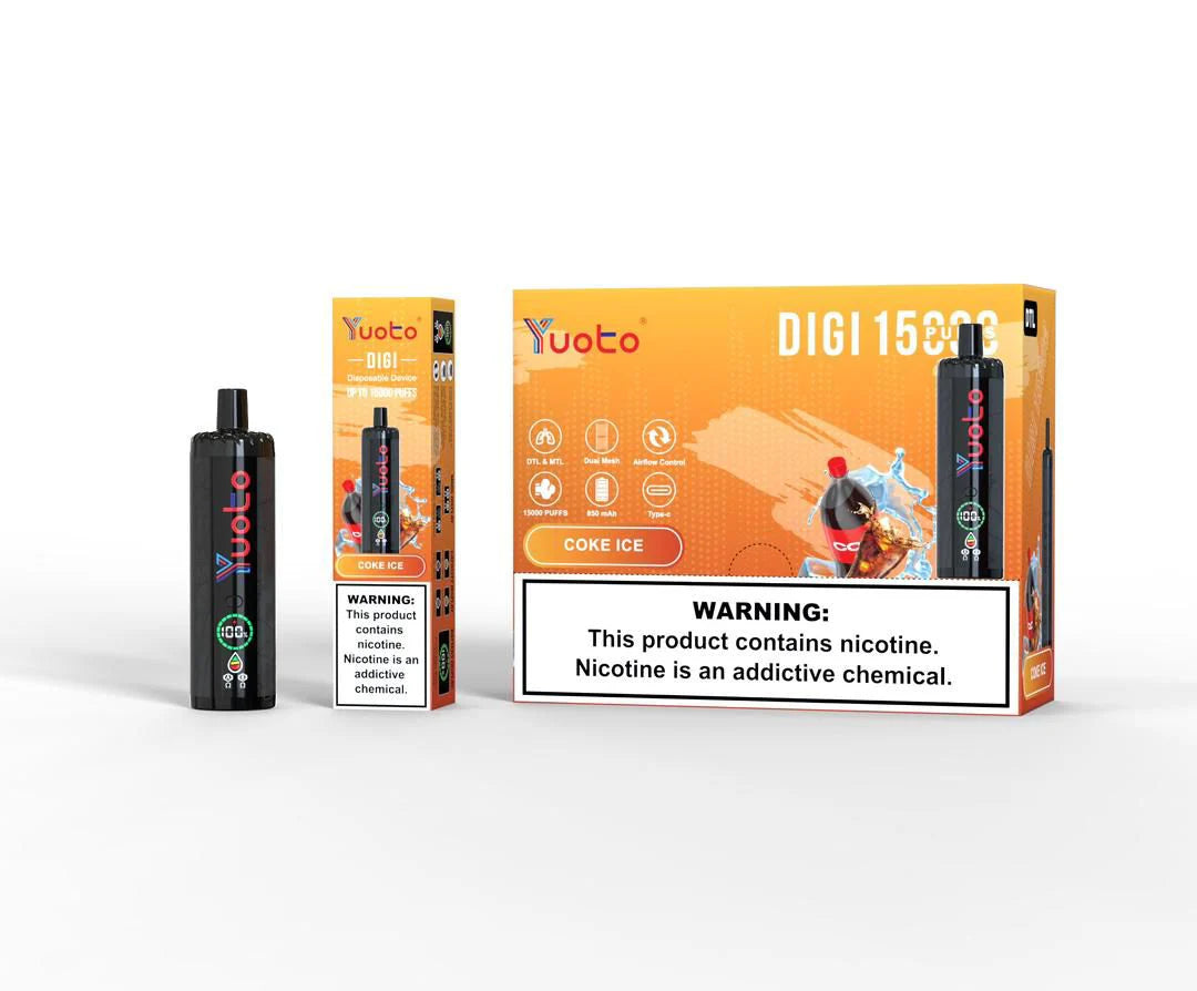 Yuoto DIGI 15000 Puffs Disposable Vape in dubai