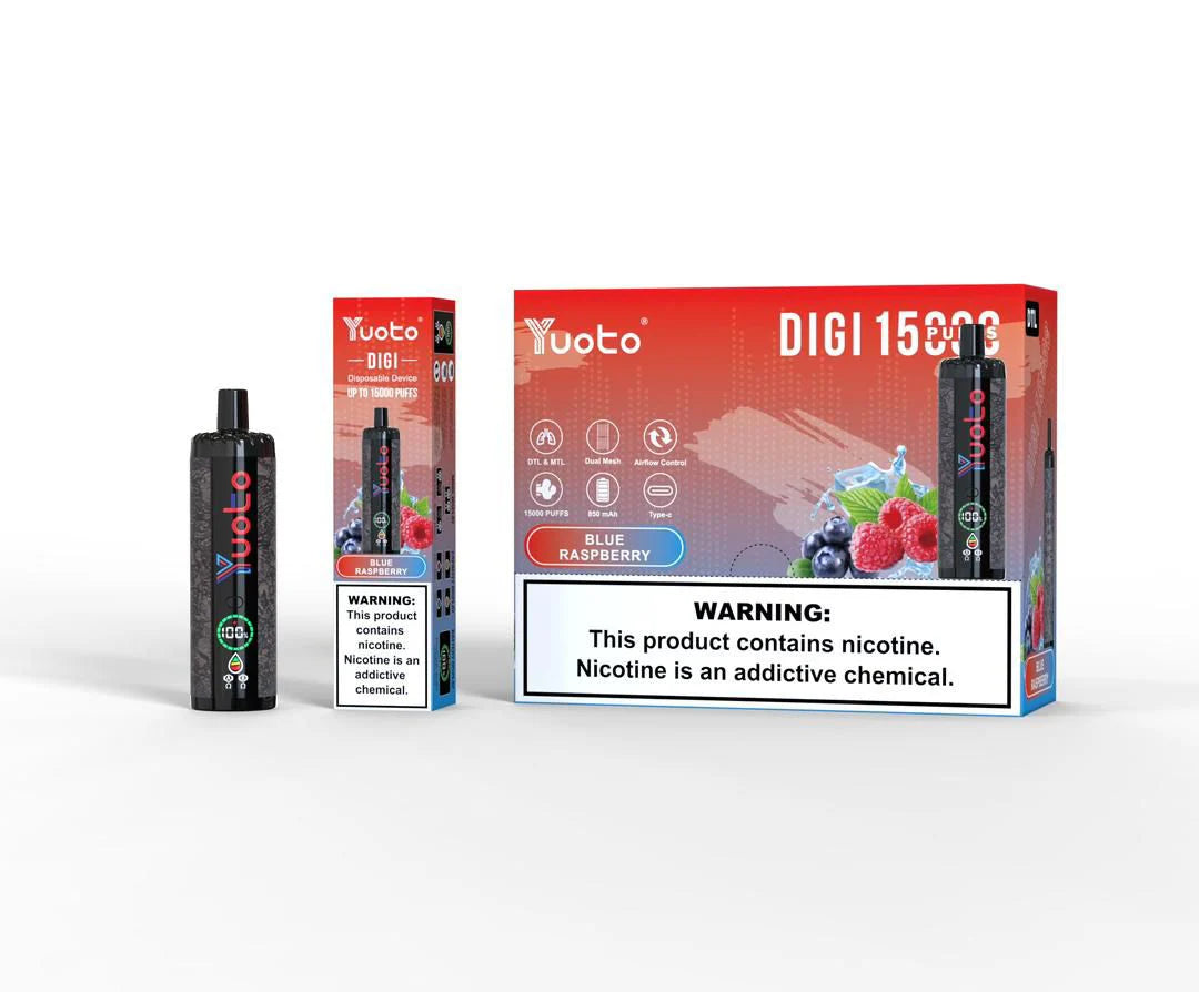 Yuoto DIGI 15000 Puffs Disposable Vape in dubai