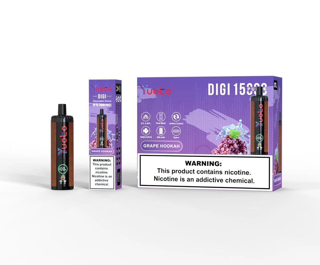 Yuoto DIGI 15000 Puffs Disposable Vape in dubai