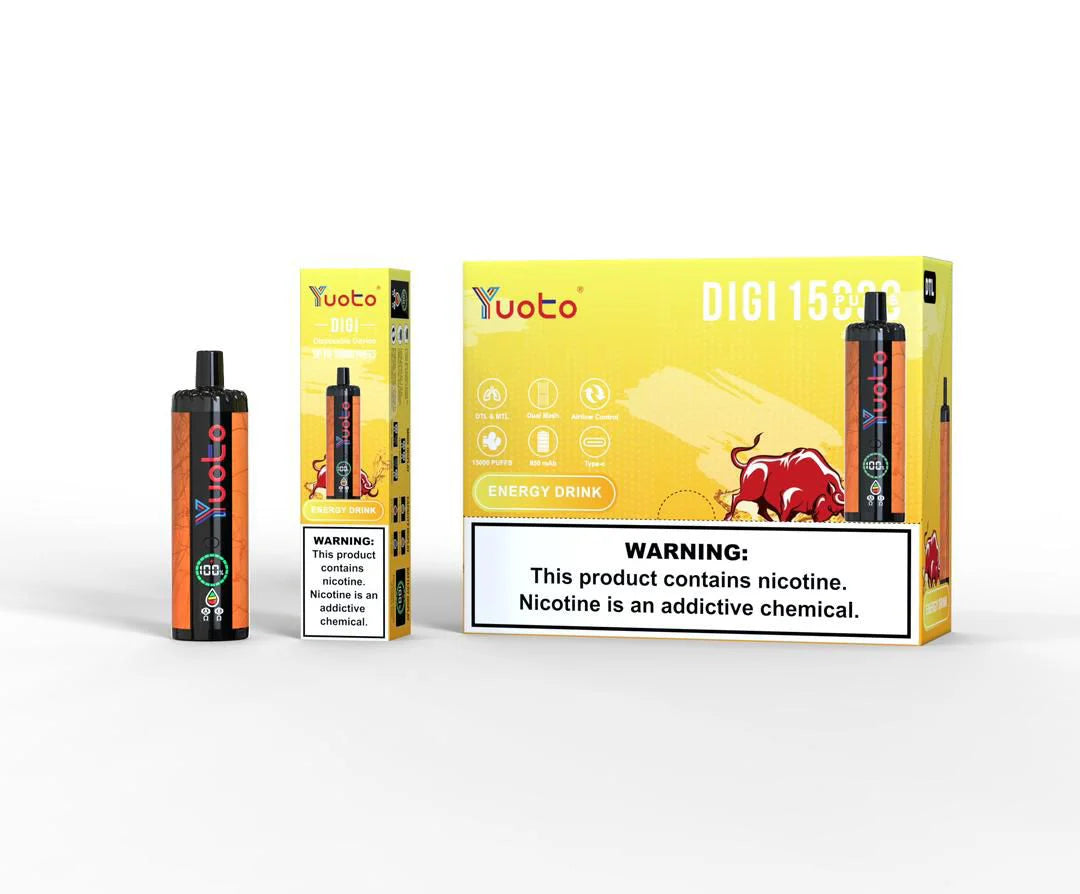 Yuoto DIGI 15000 Puffs Disposable Vape in dubai
