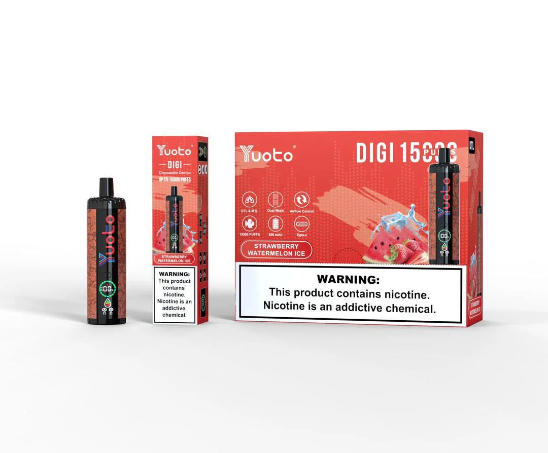 Yuoto DIGI 15000 Puffs Disposable Vape in dubai