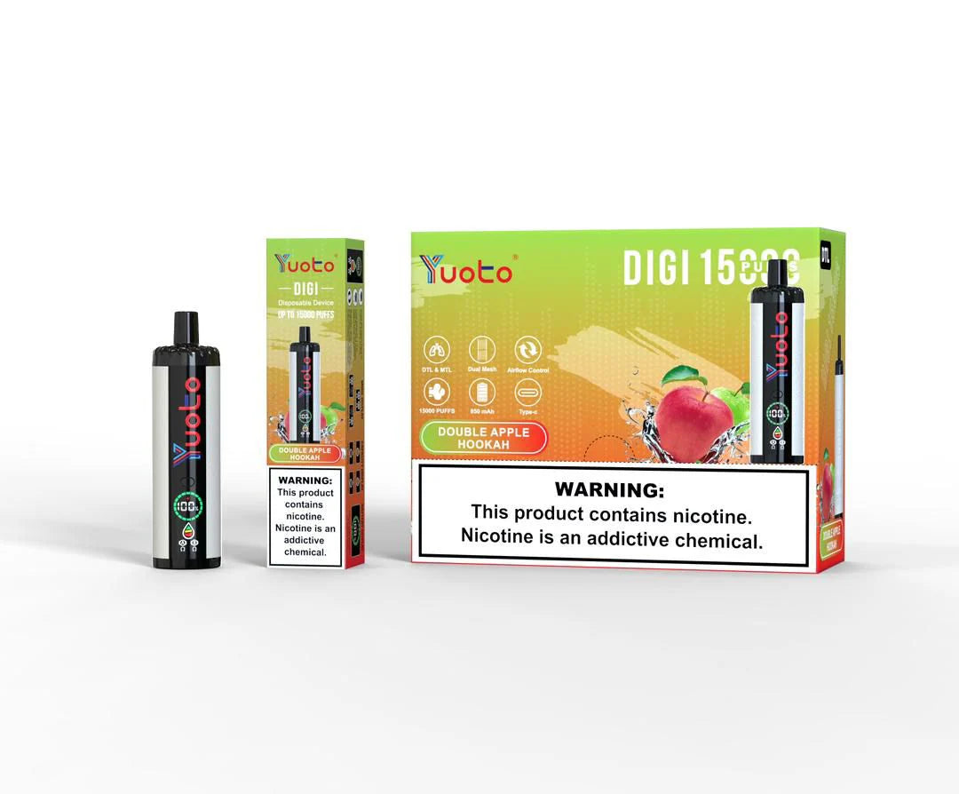 Yuoto DIGI 15000 Puffs Disposable Vape in dubai